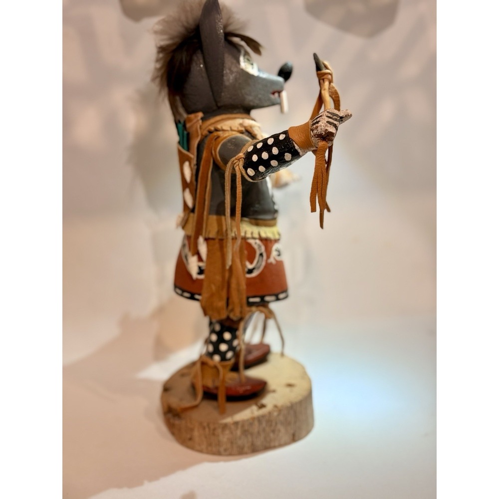 Gracellia Tainnijinnie Field Mouse Kachina Doll Hand Carved Wood Native American - Picture 4 of 8